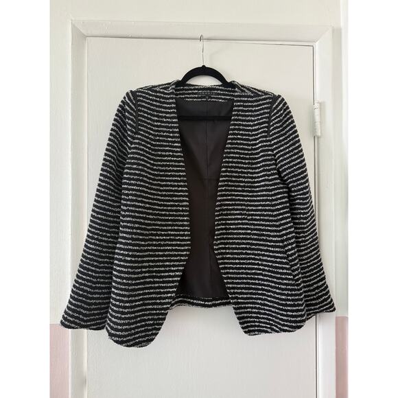 Theory Revolve Purposeful Stripe Yaisa Jacket Blazer Size Large - Picture 1 of 4
